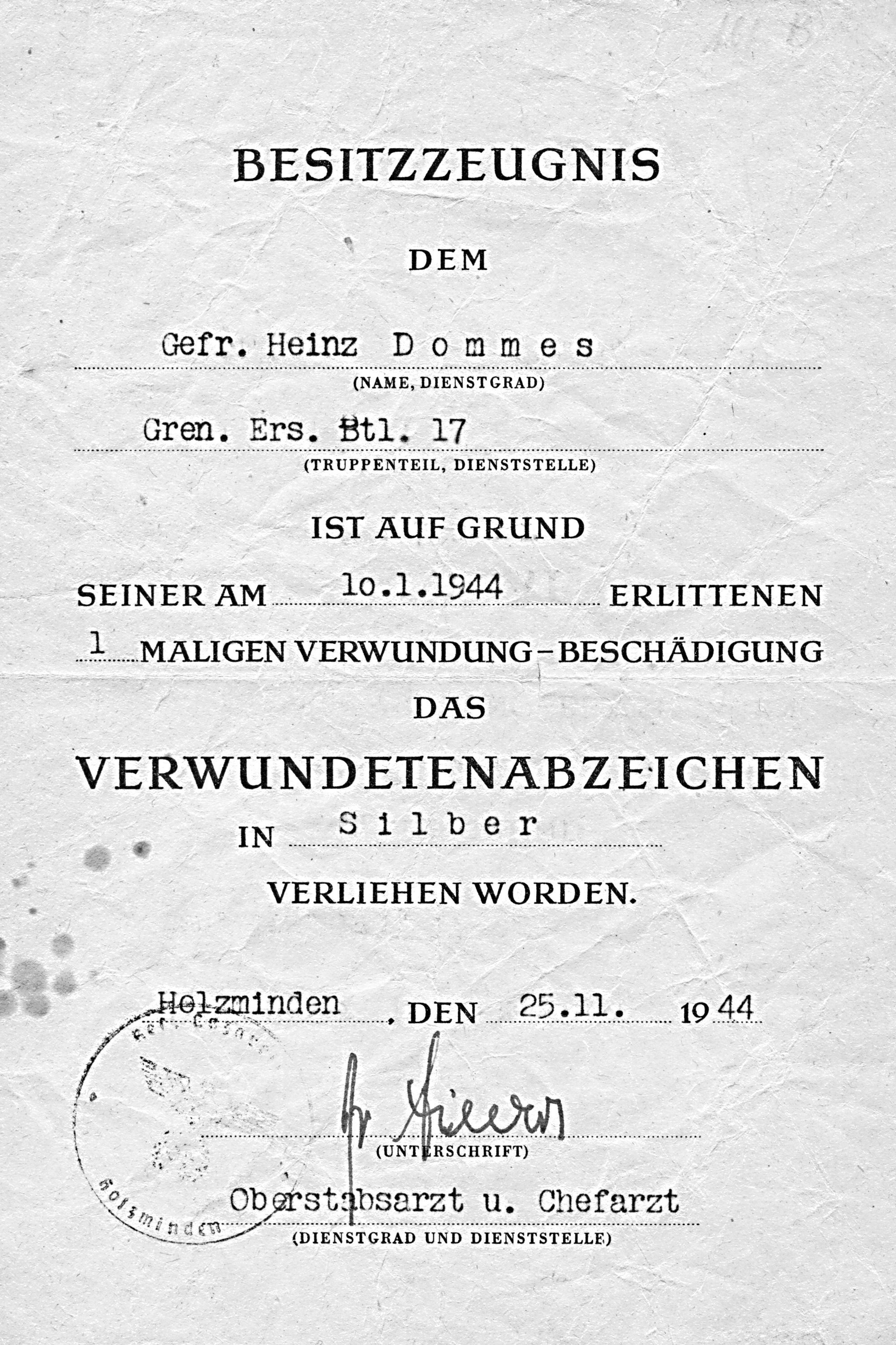 dommes-heinz-verwundetenabzeichen-in-silber