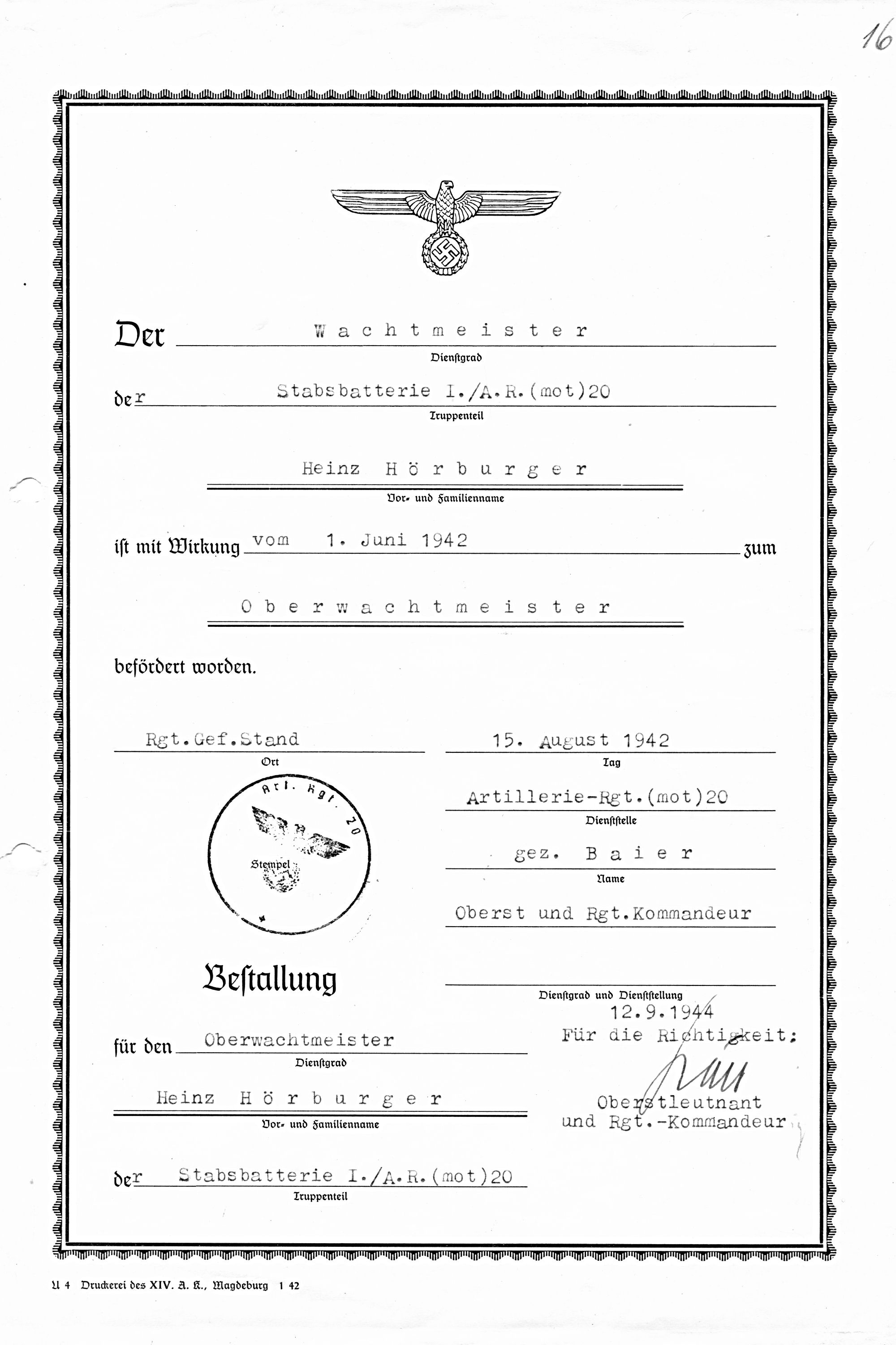 hrburger-heinz-bestallung-oberwachtmeister