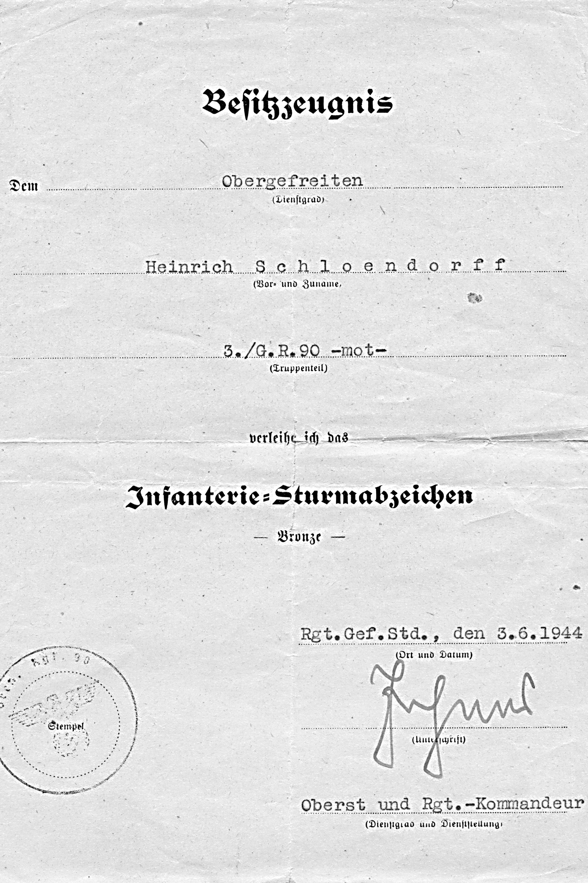 schloendorff-heinrich-infanterie-sturmabzeichen-in-bronze