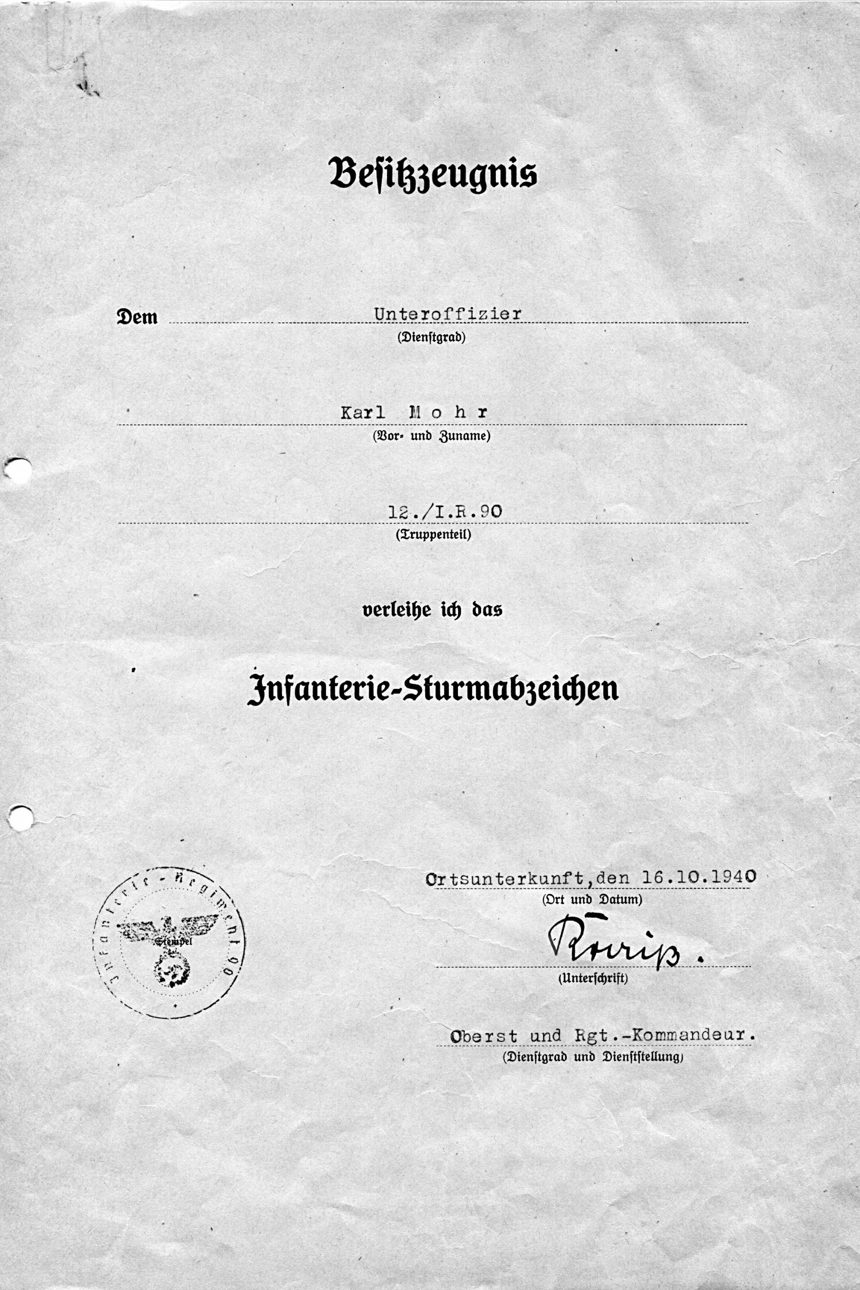 mohr-karl-infanterie-sturmabzeichen-ir90