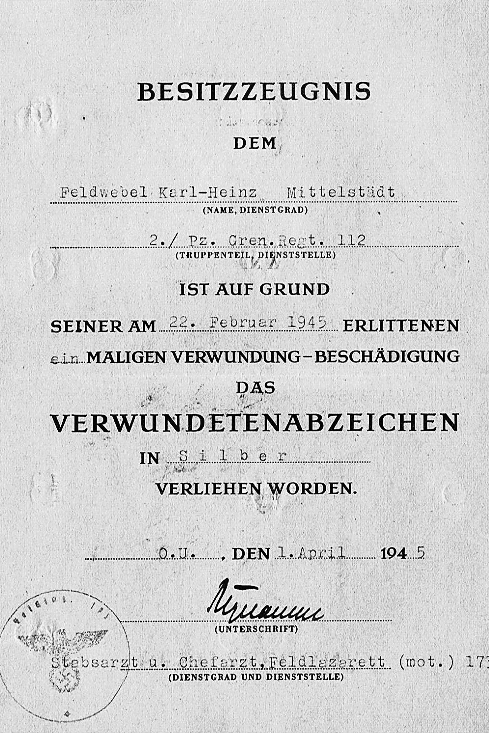 mittelsteadt-karl-heinz-verwundeten-silber
